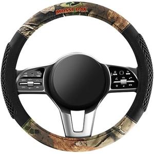 Mossy Oak Steering Wheel Covers for Car, Truck, and SUV, Universal 15 inchs Durable Steering Wheel Cover Protection, Official Licensed Product