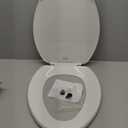 Bemis Economy Plastic Toilet Seat, Elongated, White, 170 000