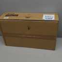 60 Inch Farmhouse Ceiling Fan with Light and Remote, Black Industrial Caged Flush Mount Ceiling Fans with 6 Speed Reversible Motor and Dual Finish 5 Blades, Rustic Ceiling Fan for Living room, Bedroom