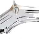 Chrome ABS Cylinder Base Cover Compatible with for Harley Softail Dyna Road King Twin Cam 1999-2006