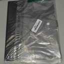 Cesil 10-Pocket File Folder, Letter A4 Paper Project Organizer Folders with Snap Button, Plastic Document Organizer for School Office Home, Black