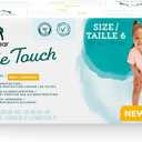 Amazon Brand - Mama Bear Gentle Touch Diapers, Size 6, 108 Count (4 packs of 27)