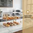 2 Tiers Countertop Bakery Display Case