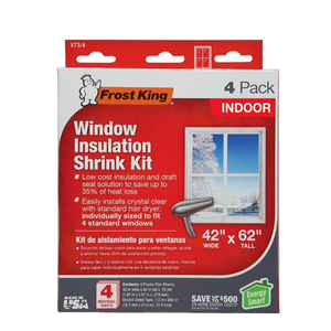 Frost King E/O Indoor Window Insulation Kit (4 per Pack)