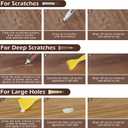 Oriflame Wood Furniture Repair Kit: 12-Color Filler and 8-Color Markers - Wood Touch Up for Scratches/Cracks/Holes/Stains in Floors/Table/Cabinets(Hardwood/Laminate)