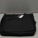 Pickleball Tote Bag for Women Gifts  Stylish Quilted Black  Lightweight - Pickle Ball Equipment with Fence Hook and Computer Compartment - Adjustable Shoulder Strap - Sports Gear Hand Bag