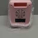 Skincare Fridge - 4L Makeup Fridge for Refrigerating Makeup, Skincare and Food, Mini Fridge for Bedroom, Office and Car, Cooler and Warmer, Beverage Cooler, Leather Pink