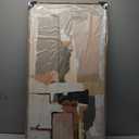 Abstract Neutral Brushstroke Framed Canvas Wall Art Set,Minimalist Beige Toned Color Blend Wall Decor,Modern Color Block Geometric Artwork for Living Room,Bedroom-20 x40