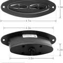 Fromann 4 Button 5 Pin Power Recliner Handle Remote for Lift Sofa Chairs Hand Controller Replacement