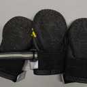 QUMY Dog Shoes  & Paw Protectors for Winter Snowy Day, Summer Hot Pavement, Water-Resistant in Rainy Weather, Outdoor Walking, Indoor Hardfloors Skid-Resistant Sole, Size 3