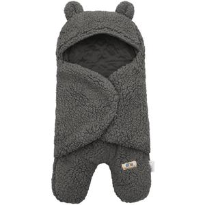 BlueSnail Newborn Receiving Blanket Baby Sleeping Wrap Swaddle 0-3 Months, 8-13 lbs (Gray)