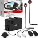 Pyle Ultrasonic Blind Spot Detection System, BSD Change Lane Safer, BSA BSM Blind Spot Monitoring Assistant Car Driving Security with Reverse Parking System, LED Buzzer Monitor, 5 Meter Range