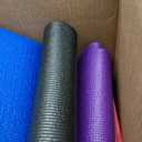 Funtery 3 mm Thin Yoga Mats Bulk, 68 x 24 Inches Lightweight PVC Exercise Mats Non Slip Workout Fitness Pads for Yoga Pilates Stretching Classes Gym Home Studio(Multicolored,8 Pack)