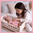 Aori 20" Realistic Reborn Baby Dolls Lifelike Sleeping Newborn Girl Doll with Soft Weighted Body, Poseable Limbs, Full Feeding Set & Outfit Cuddly Baby Gift for Girls 3+ and Collectors
