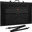 Nicpro Light Weight Art Portfolio Bag, 36 x 48 Extra Large Art Portfolio Case with Detachable Shoulder Strap, Leather Corners, Carrying Storage Case for Artwork, Canvas, Poster, Sketching, and Drawing