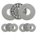 XIKE TC411 Thrust Needle Roller Bearings with Washers 1/4" Bore 11/16" OD 5/64" Width 3pcs