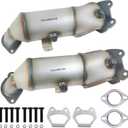 Front & Rear Catalytic Converter Compatible with 2014-2021 Dodge RAM Promaster 1500 2500 3500 3.6L V6 Catalytic Convertor High Performance (EPA Compliant)