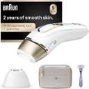 Braun IPL, Silk·Expert Pro 5, IPL Hair Removal for Women and Men, Permanent Laser Hair Reduction At-Home, 2 Heads, Pouch, Venus Razor, IPL5157