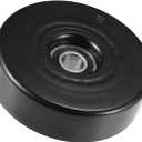 Motoforti Drive Belt Tensioner Assembly Accessory Idler Pulley Tightener Pulley No.1112000070 for Mercedes-Benz SLK 230 1998-2004 Black Metal Long-lasting