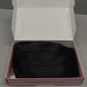 ENTRANCED STYLES Black Bob Wig with Bangs, Short Black Wig for Women Straight Bob Wigs Heat Resistant Synthetic wig Mia Wallace Cleopatra Cospaly Daily Party Use 12”