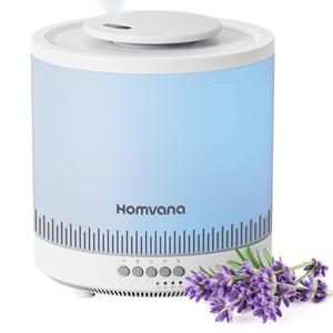 Homvana, 1.8L/ 0.5 gal , 3-in-1 Humidity+Diffuser+Mood Light H103