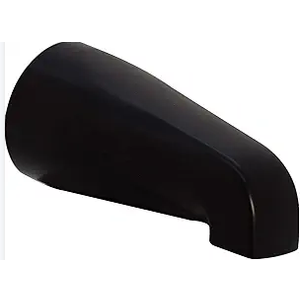 Westbrass E531-1F-62 5-1/4" Standard Front Connection Tub Spout, Matte Black