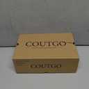 Coutgo Women's Slingback High Heels Pointed Toe Stilettos Metal Buckle Dress Party Pump Shoes,8.5