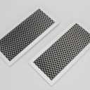 2 Pack DE63-30016G Microwave Charcoal Filter for Samsung GE Grill Microwave Oven, Replaces WB02X10956, JX81H, WB02X11544, DE63-30016A, DE63-30016G, DE63-00367H, 4864753, DE63-00367D