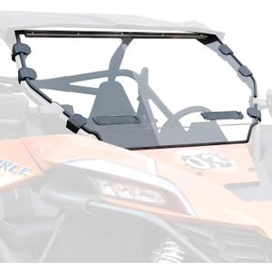 Vented Front Full Windshield for CFMOTO ZForce 950 20-24, Hard-Coated Poly Front Windscreen for CFMOTO ZForce 950 SPORT / H.O. EX / H.O. SPORT 2020-2024 Accessories, Replace 5BYV-805100-1000 