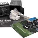 Natura Uralis Premium Belgorod Chalk Chunks | White Chalk Chunks - Amazing Crunch, Satisfying Earthy, Velvety and Firm Texture, ASMR Sensation, Natural Calcium Carbonate (Mini (3.5oz))