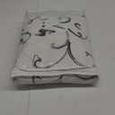 VOGOL 2 Panels Ultra Sleep Vines Embroidered Curtains 84 inches Long, Window Curtain Panels for Living Room & Bedroom, 52 x 84 Inch, Grey (52"W x 84"L (Pack of 2), Y-grey)