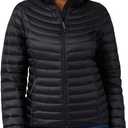 32 Degrees Heat Womens Ultra-Light Down Packable Jacket  Lightweight Down Travel Puffer (Black, XXL)