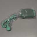 Power Strip with USB C - 40W Charging Station with 2 Outlets 3 USB C & 2 USB A - Charger for Multiple Devices, 5Ft Flat Plug Extension Cord for Travel Cruise Ship Office Dorm (Green)