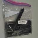 Seimneire 4pcs Furniture Legs, Black Metal Support Foot Heavy Duty Replacement Legs for Sofa TV Cabinet Coffee Table Bed Sideboards Cupboard Dresser - 7.5 Inch / 190mm