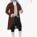 California Costumes mens Benjamin Franklin - Colonial Man - Adult Costume Large