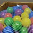 Sunny Days Entertainment 200 Premium Crush-Resistant Play Balls for Ball Pits Non-Toxic, BPA & Phthalate Free Vibrant Assorted Colors with Zippered Storage Bag (2.5" Diameter)
