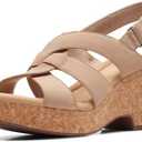 Clarks Women's Giselle Beach Wedge Sandal Size 8