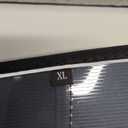 Soft Dog Cone, Stop Licking Deep Pet Recovery Collar After Surgery for Large Medium Dogs, Clear Plastic Breathable Elizabethan Head Neck Circle, Adjustable Comfortable Cones 25cm /10" Long (XL Black)