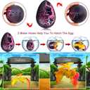 4 Pack 4.5" Large Dinosaur Hatching Surprise Eggs Dinos Eggs Toys for Kids Toddlers, Grow in Water Dinosaur Party Favors Goodie Treat Bag Basket Stuffers Gifts Birthday Classroom Prizes for Boys Girls (Black)