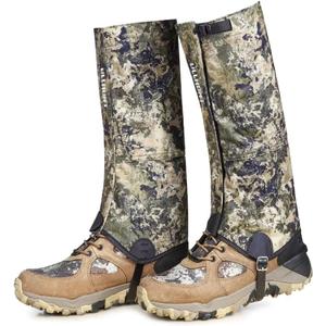 UIIHUNT Hunting Gaiters Leg Gaiters: High-Performance Hunting Boot Gaiters, Waterproof Hiking Gaiters with Upgraded Rubber (Medium)