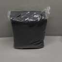 Amazon Basics 4 Piece Breathable Cotton Jersey Bed Sheet Set, Stretchy Flat and Fitted Sheets with Pillowcase, Queen, Black, Solid