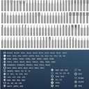 Precision Mini Screwdriver Set Magnetic 126-in-1 Repair Tool Kit with Torx Phillips Triwing Pentalobe Bits for iPhone MacBook Laptop PC Tablet Watch Eyeglasses Electronics