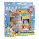 Luv Her Bluey Girls 20 Piece Accessory Set with 3 Barrettes, 4 Snap Hair Clips, 5 Elastics and 8 Terry Ponies- Ages 3+