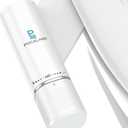 Ultra-Slim Bidet Attachment, Posterior&Feminine Wash-(Retractable Dual Nozzles), Non-Electric Bidet Attachment for Toilet Seat, Adjustable Fresh Cold Water Pressure (White)