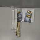 Jewelry Display Stand 2 Packs Stainless Steel Purse Display Stand Acrylic Necklaces Holder Towers Adjustable Height Tabletop Jewelry Organizer for Home Store Boutique