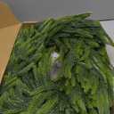 Christmas Norfolk Pine Garlands 6FT, Real Touch Artificial Greenery Garland – Full Evergreen Pine Garland for Mantle, Fireplace, Table, Wall, Stairs & Outdoor Holiday Décor