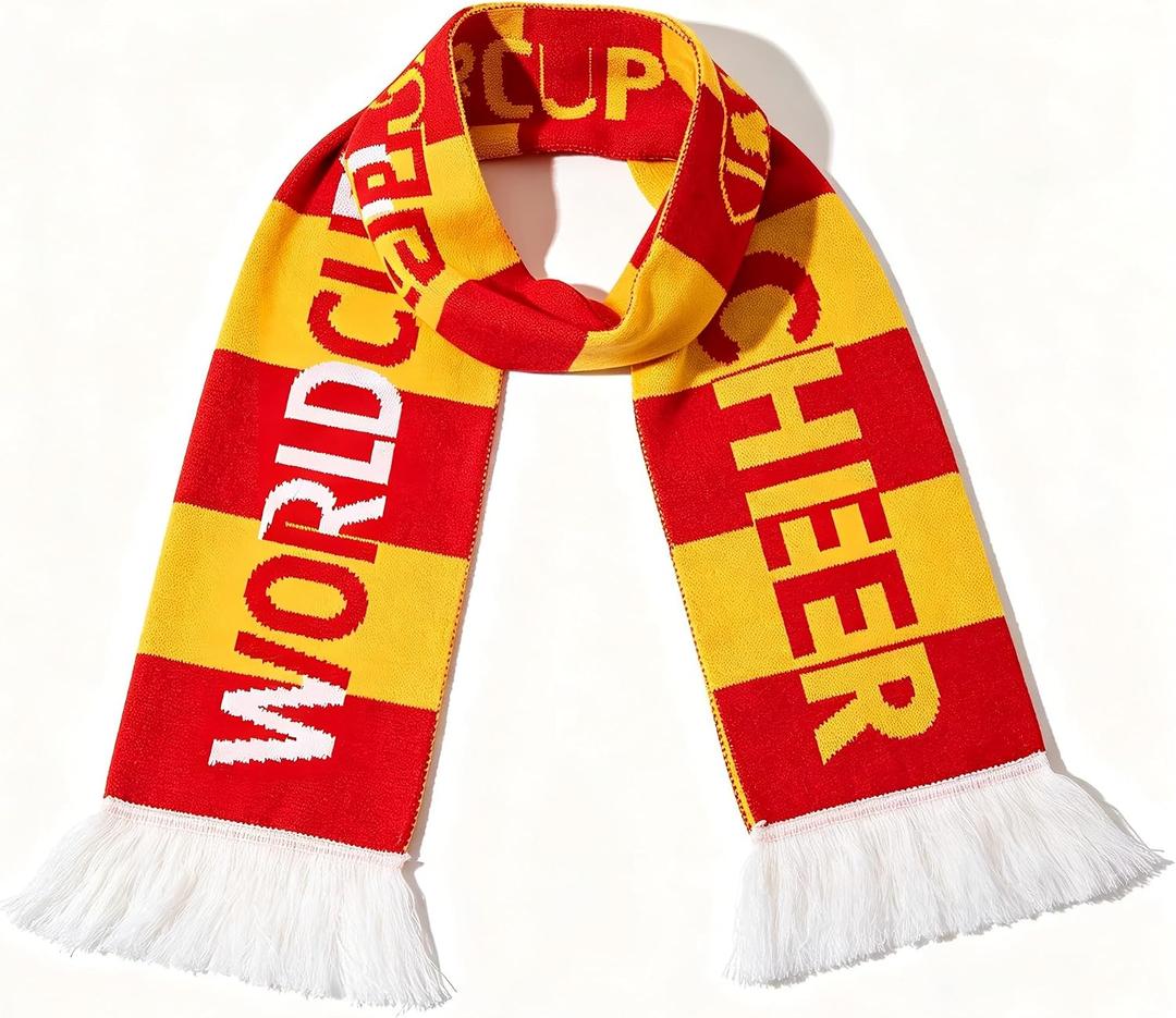 2026 World Cup Scarf - Polyester Trophy Scarf – Gameday Fan Wear for all Matches