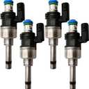 4Pcs/set FJ1235 DS7Z9F593DA Fuel Injectors Nozzle Engine Replacement for Ford Escape 2017-2019 Ford Fusion 2014-2020 1.5L L4 DS7Z-9F593-DA