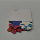 Kisston 360 Pcs Star Cutouts Paper 3.9 Inch Red White and Blue Patriotic Paper Independence Day Die Cuts for 4th of July Bulletin Board Decor Classroom Party Decor DIY Craft