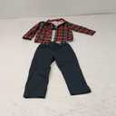 Baby Boy Clothes Suits Toddler Dress Shirt With Bowtie Suspender Pants Outfit Sets Gentleman Wedding 2-3 T